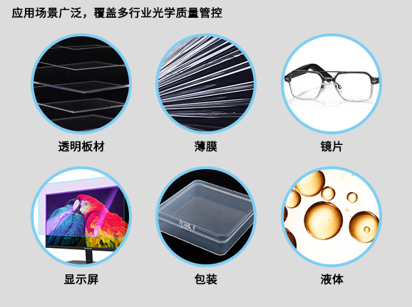 6应用场景广泛，覆盖多行业光学质量管控