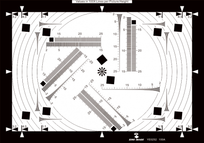 CIPA分辨率测试卡
