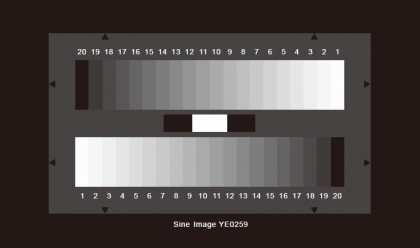 SineImage灰度测试卡20阶