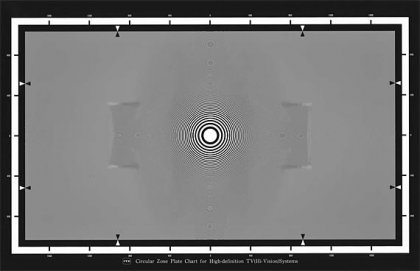 ITE高清晰度电视系统圆形区域测试图