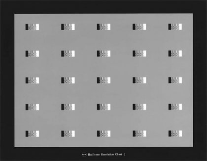 半色调分辨率测试图卡I型