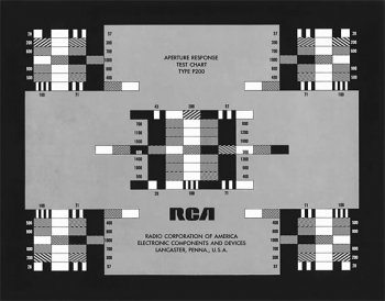 RCA P-200解像度测试卡
